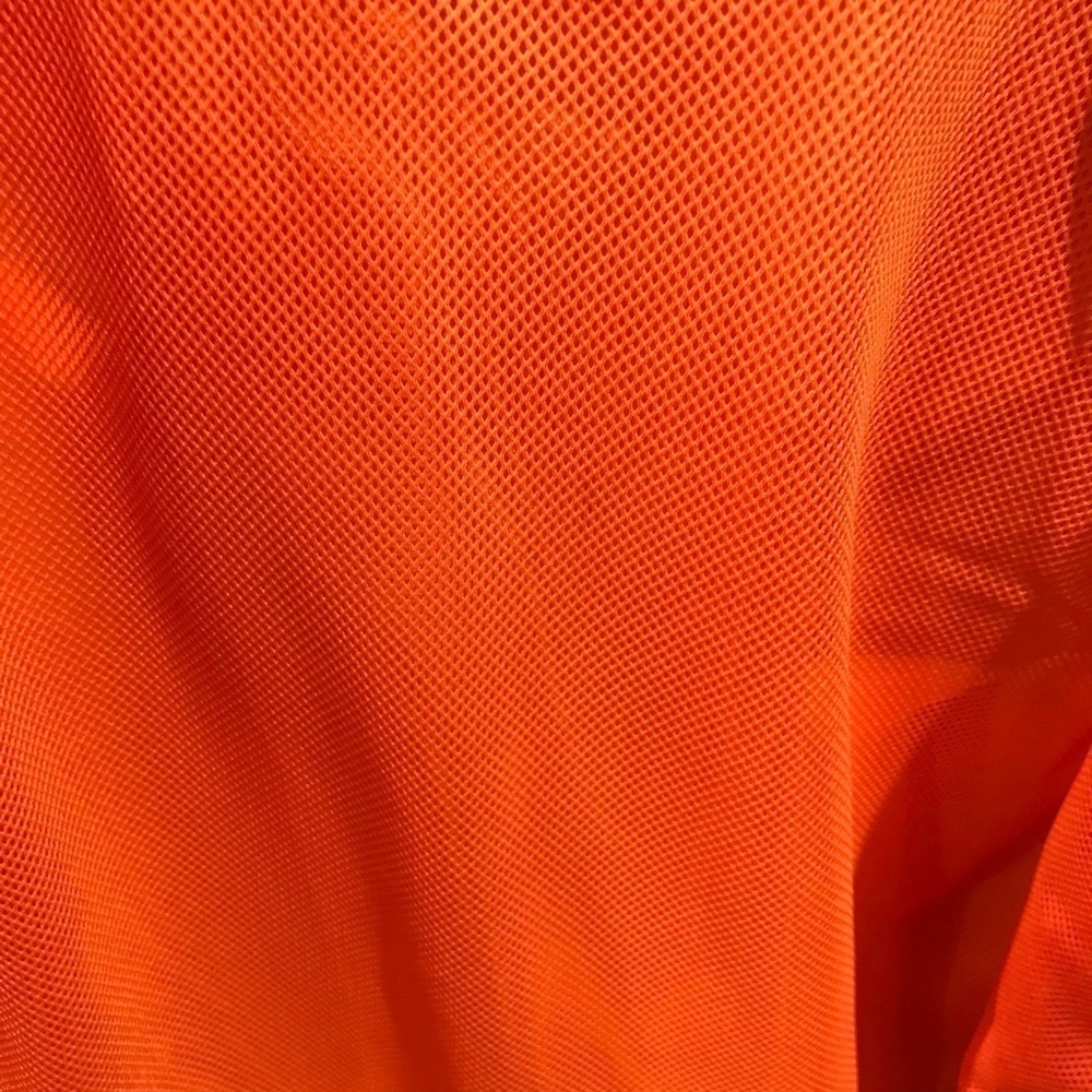 L.L. Bean Women's Misses Size M Reg Orange Stowaway Windbreaker Hooded Jacket - Picture 11 of 16